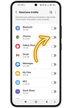 Ustawienia bezpieczeństwa Android