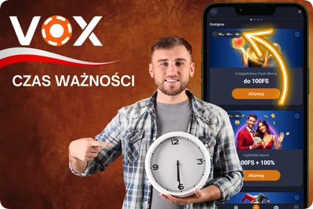 limity czasowe korzystania z bonusów w kasynie VOX