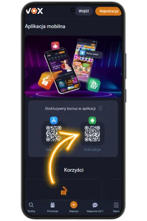 Pobieranie APK VOX Casino