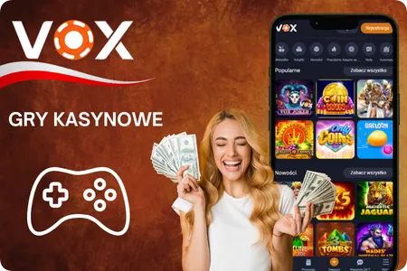 Różnorodność gier kasynowych VOX